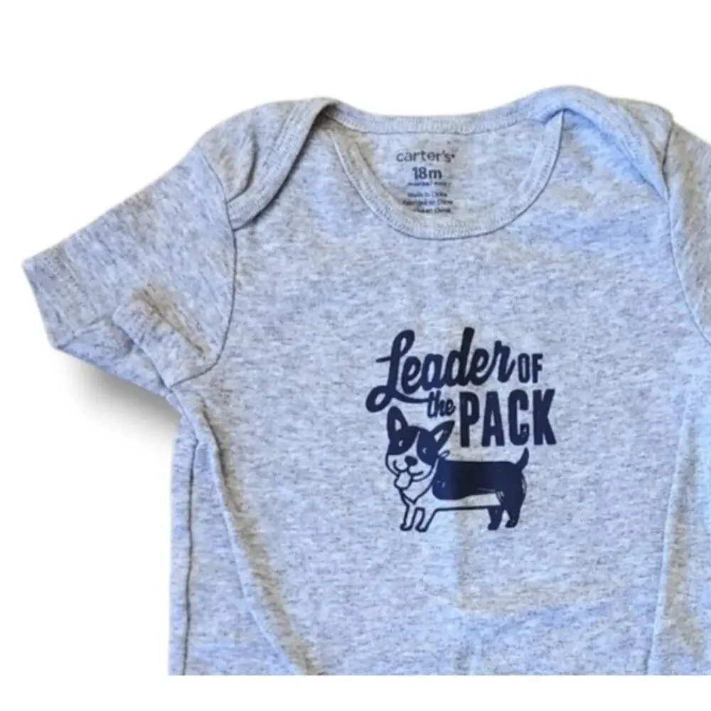 Carter's Leader Of The Pack Dog Onesie